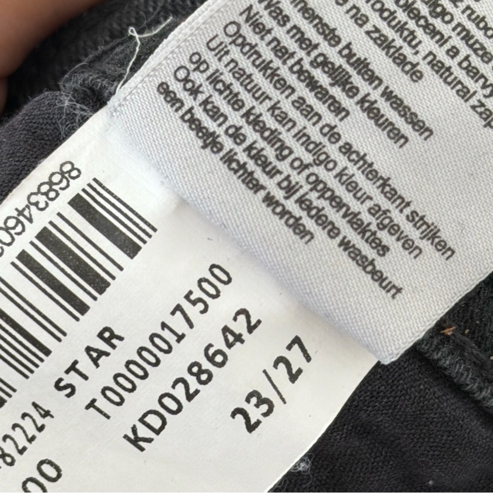 MAVI Star Real Blue Anthracite Smoke Jeans - womens black jeans %cotton - Picture 13 of 13